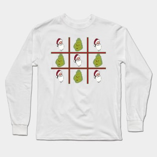 Festive Tic-Tac-Toe Long Sleeve T-Shirt